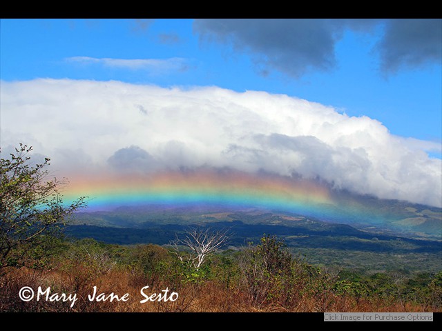Landscape with a rainbow